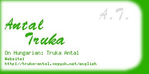 antal truka business card